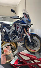 Big trail Africa Twin em serviço.